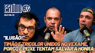 TIMÃO E TRICOLOR UNIDOS NO VEXAME, PORCO E PEIXE TENTAM SALVAR A HONRA PAULISTA. ESTÁDIO 97-08/10/26