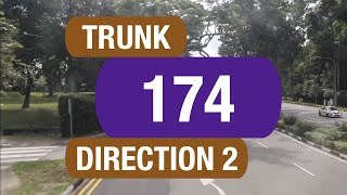 SBS Transit Trunk 174 (Direction 2) | Bus Service Route Visual