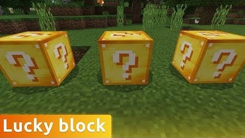 DOWNLOAD LUCKY BLOCK ADDON FOR MCPE 2025