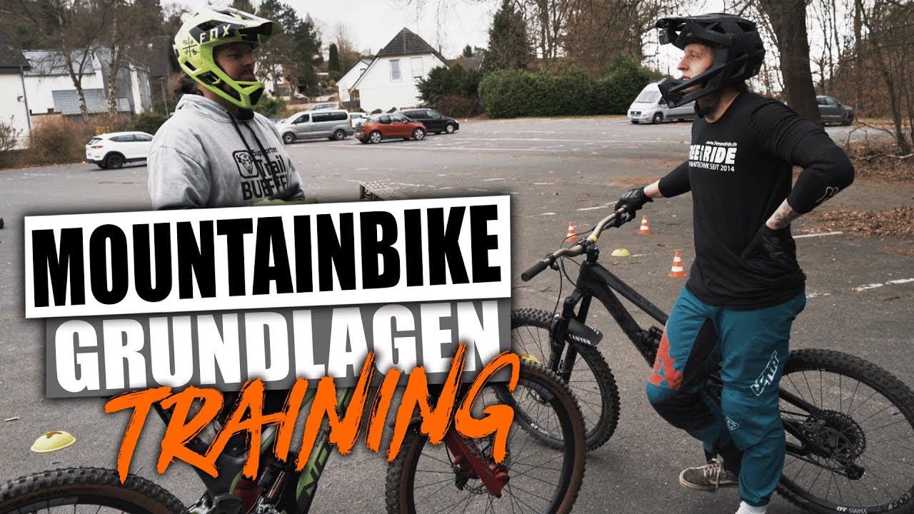 Anfänger Mountainbike Fahrtechnik Training mit Tomas -  MTB Basics Bremsen, Kurven, Springen