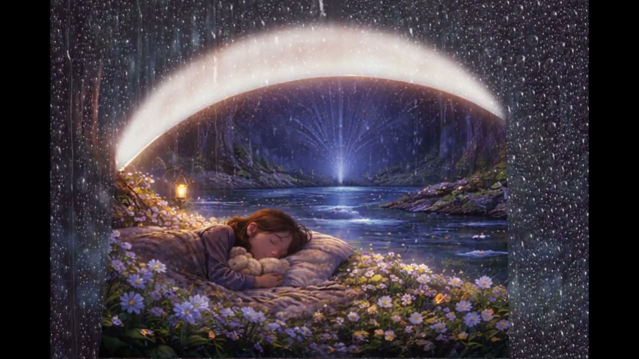 8 Hour Instrumental Sleep Music – Gentle Rain, Piano & Flute for Deep Sleep