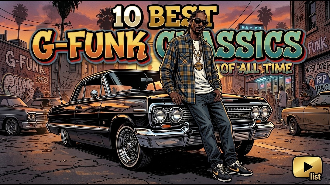 Best Hip Hop - Old School West Coast Rap Mix 🌴 90s G-Funk Vibes