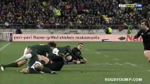 Zane Kirchner big hit on Cory Jane - 2010