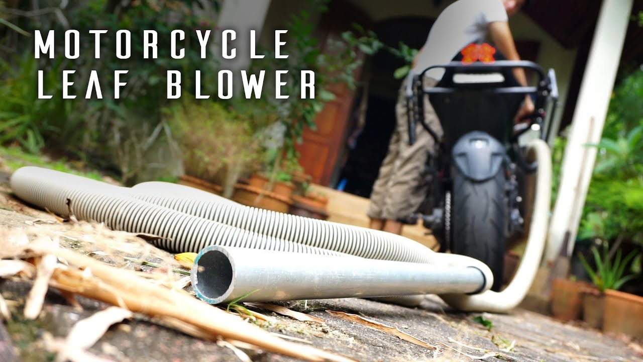 Motorcycle LEAF BLOWER Kawasaki Z800 YouTube