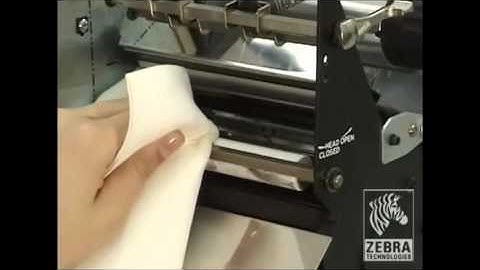How to Clean Printhead on  Zebra XI Series Label Printer