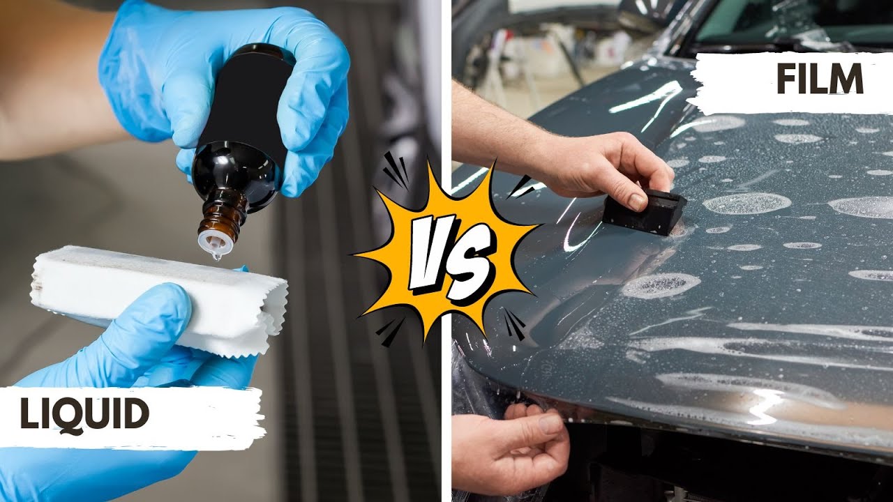 Paint Protection Film VS. Ceramic Coating Side-By-Side TEST