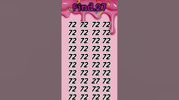 Find the odd number 27 and subscribe my channel 🙏🥺🙏#trending #quiz #viralvideo  @quiz_tester_01