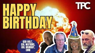 Happy Birthday Colonel Watkins | Gen. Holt, Col. Murray, EM Burlingame (TPC #2,024)