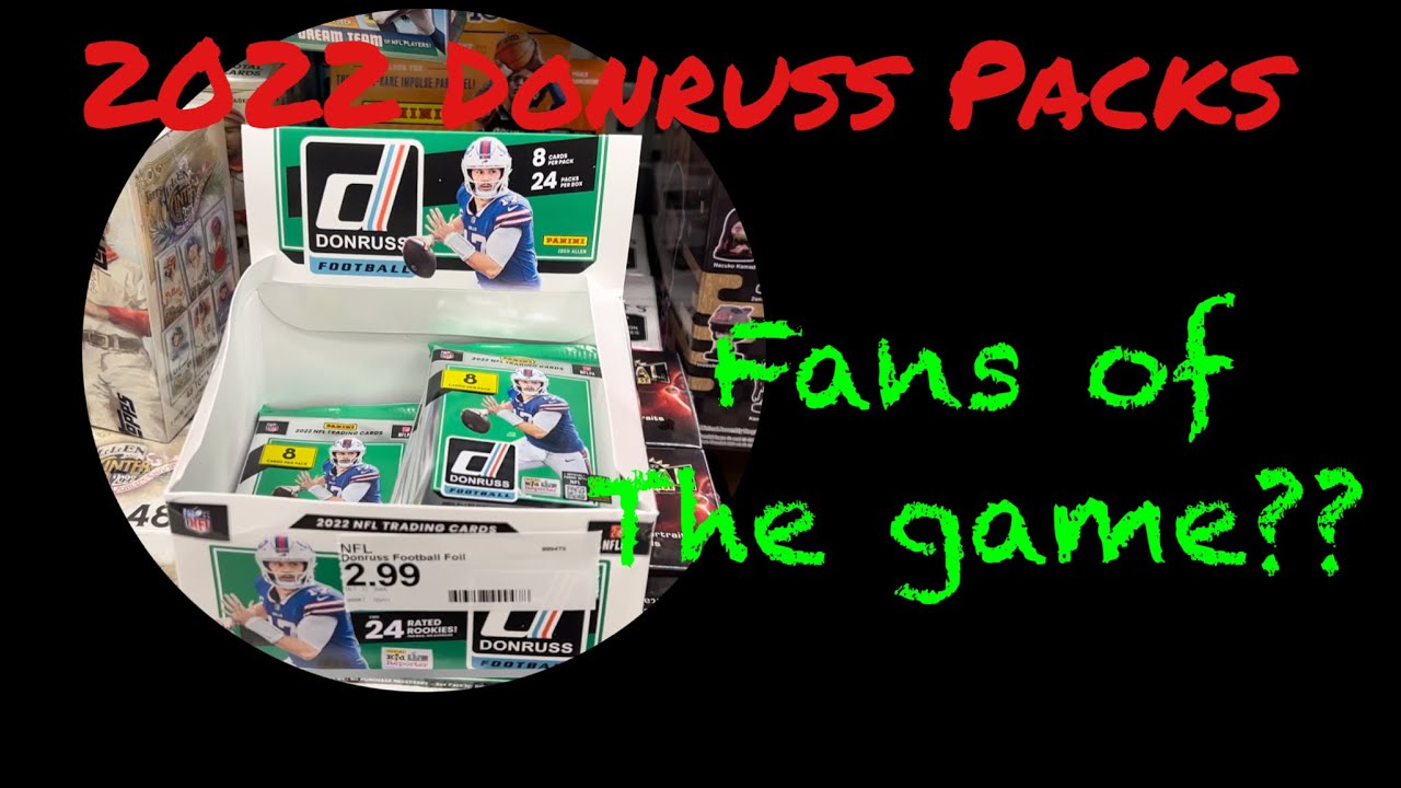 Donruss Football packs found CHEAP at Target! Did we pull the next best