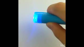 2 In 1 Detector Pen With UV Light Counterfeit Bank Note Tester Pen With Ball point Convenient Handy