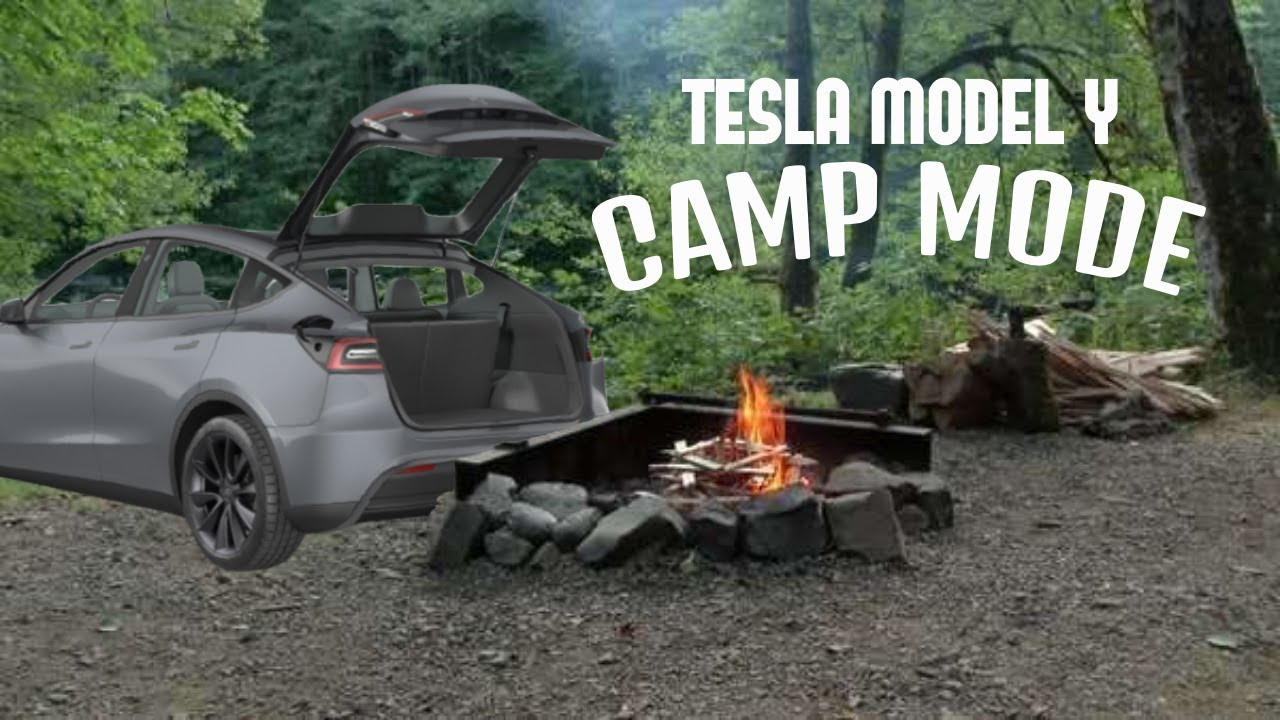 Tesla Model Y - Camp Mode - Sleeping in my Tesla 