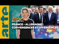 France  allemagne  convergences et divergences  lessentiel du dessous des cartes  arte