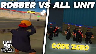 [JGRP] SOTOTIN PD BERUJUNG SETUP, 4 ROBBER VS ALL UNIT SAPD!! PART 2 - GTA SA ROLEPLAY