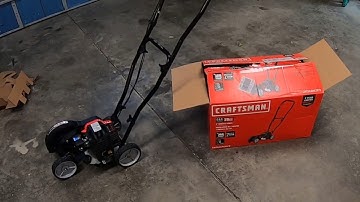 Craftsman 29cc 4-Cycle Lawn Edger Unboxing Assembly Easy Simple Quick Explanation CMXGKAME2979