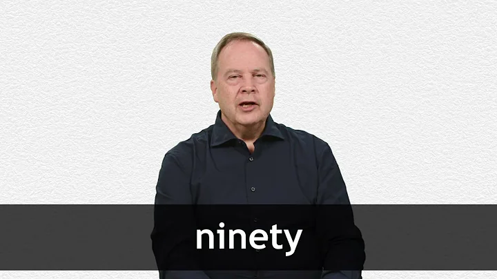 How to pronounce NINETY in American English