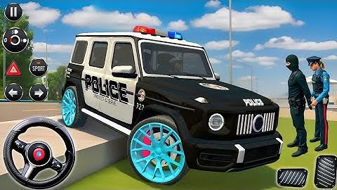 Police Sim 2022 New Update US Police VS Criminal Racing Car Chase Open City Driving Android Gameplay