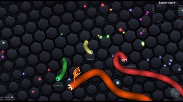 Playing Slither.io "MY FIRST TIME!!"