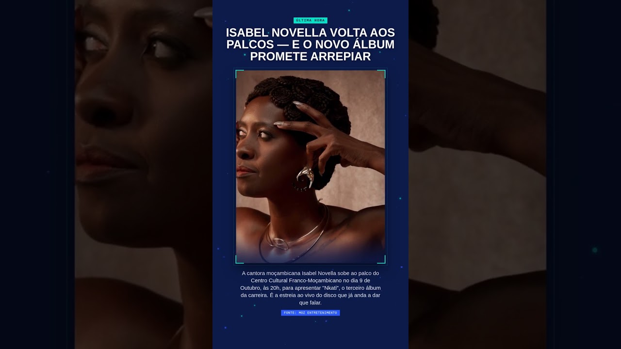 Isabel Novella volta aos PALCOS — e o novo álbum promete arrepiar