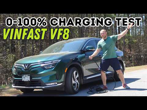 2023 VinFast VF8 0-100% Charging Analysis – Actually Not Bad!