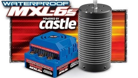 NEW MXL-6s WATERPROOF TRAXXAS E-REVO/E-MAXX