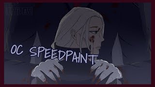 Secrets and darkness | Creepypasta OC | SPEEDPAINT