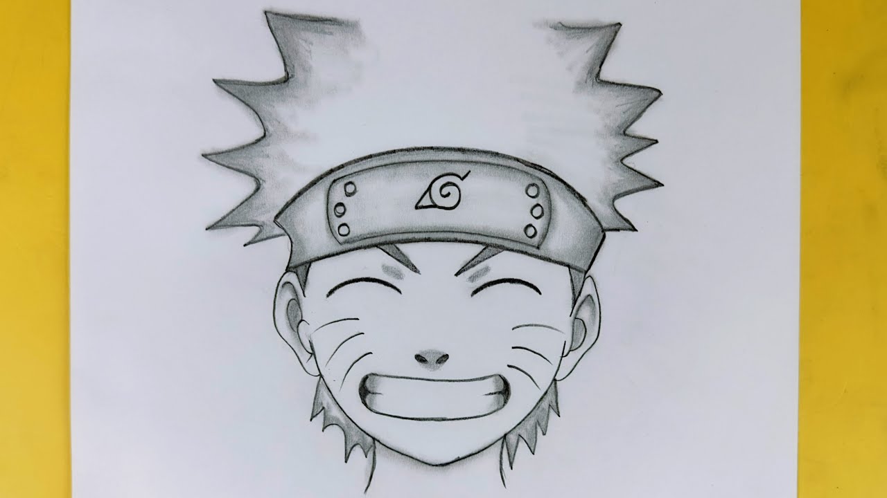 How to Draw Naruto Uzumaki, Face, Naruto