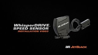 JetBlack WhisperDRIVE Speed Sensor - Installation