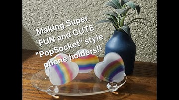 "PopSocket" Style Phone Holders to Customize and Make