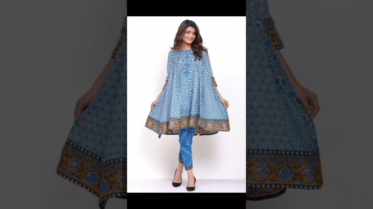 Beautiful frock designs 2021 || Trending Short Frock Design || Lawn frock