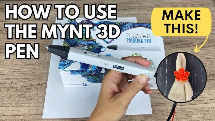 Trying out the MYNT3D Printing Pen Pro 