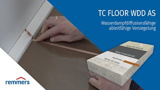 Wasserdampfdiffusionsfähige, ableitfähige Versieglung – TC Floor WDD AS von Remmers