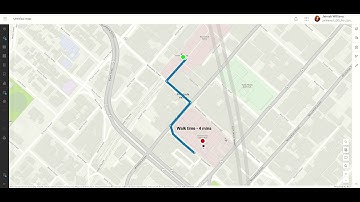 How to create a route map using the sketch tool in ArcGIS Online
