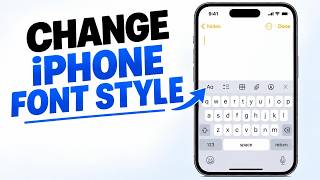 How to Change iPhone Font Style