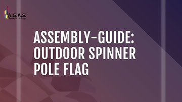 Step-by-Step Assembly Guide for Outdoor Spinner Pole Flag