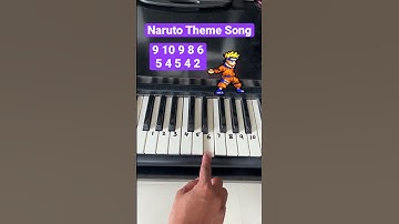 Thumbnail of Naruto Theme Song on Piano | Easy #naruto #narutoshippuden #pianolesson #narutotheme #learnpiano