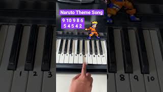 Naruto Theme Song on Piano | Easy #naruto #narutoshippuden #pianolesson #narutotheme #learnpiano screenshot 4