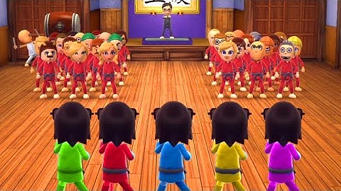 Wii Party U - Dojo Domination Midna Vs Boss OldbieGaming (Advanced )