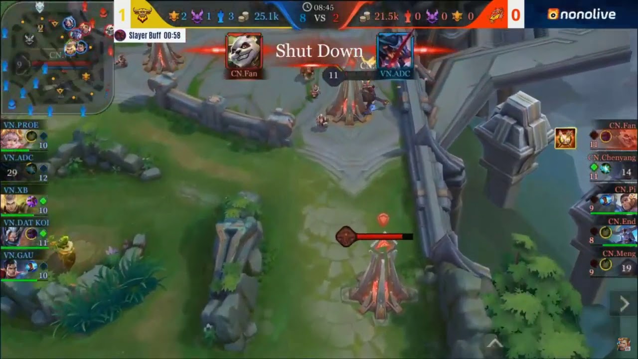 AWC 2019   Việt Nam  VN  vs Trung Quốc  CN    GAME 2   China rất hay nhưng VN quá mạnh