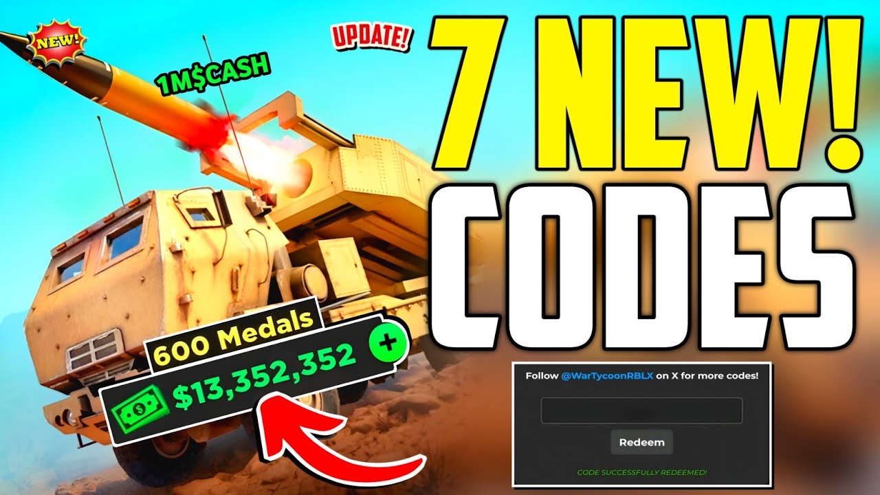 ⚠️M142!💥CODES⚠️ WAR TYCOON ROBLOX CODES JANUARY 2026 -WAR TYCOON CODES 2026 -WAR TYCOON CODE