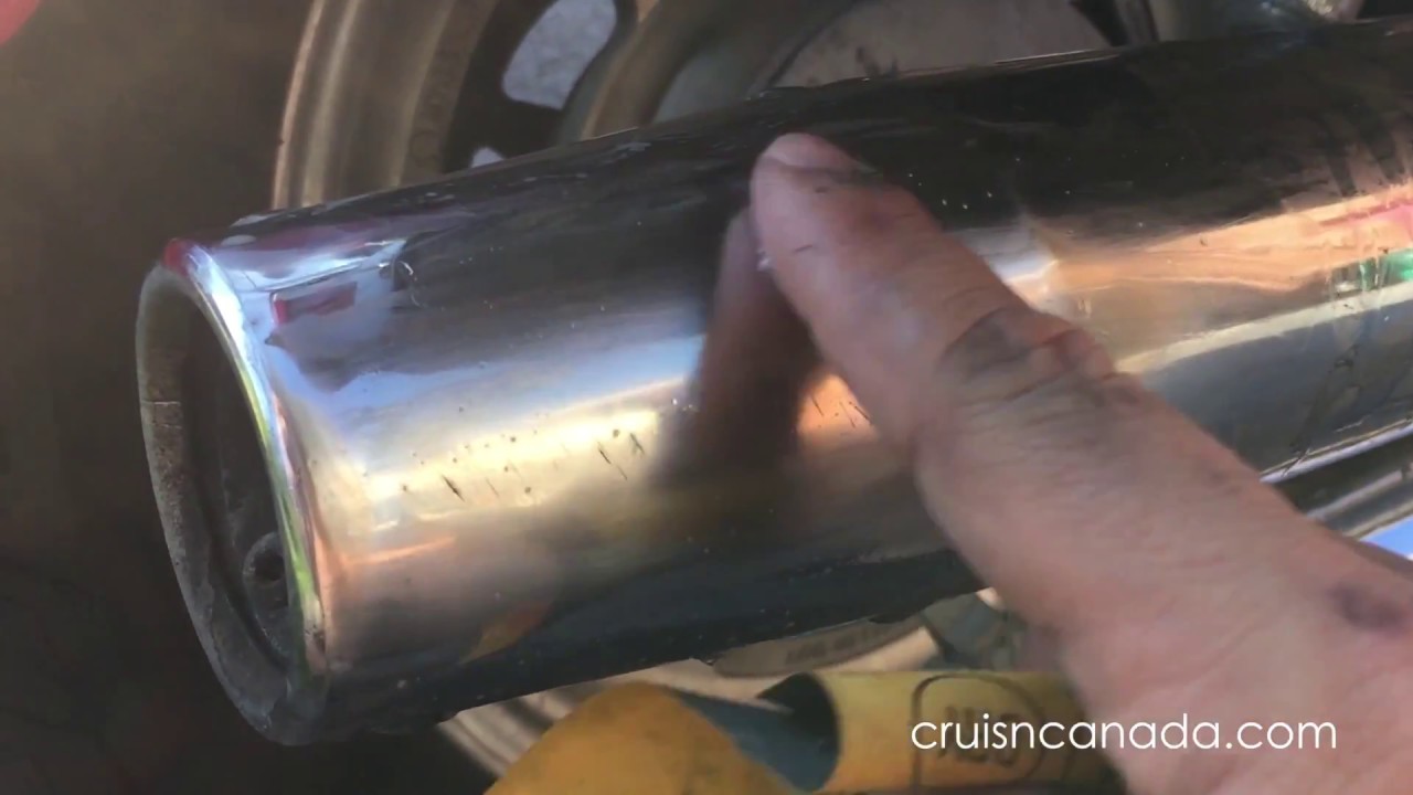 Dip a Ball of Steel Wool into the Polishing Agent