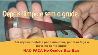 Oculos ray ban grudento Clearance