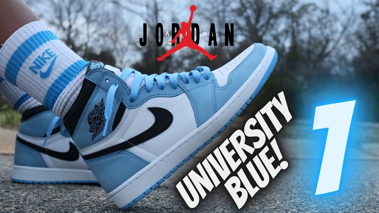 JORDAN 1 UNIVERSITY BLUE REVIEW \u0026 ON 