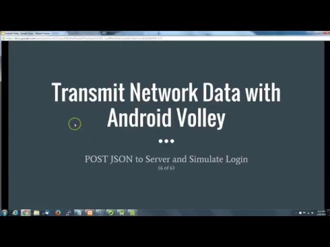 Transmit Network Data with Android Volley (6 of 6)