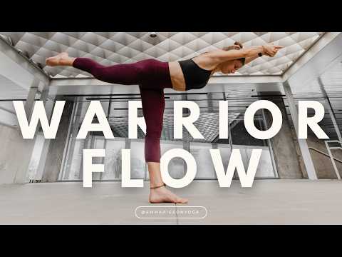 Warrior Flow | 45 Minute Yoga Class | Strong Vinyasa Practice