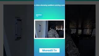 Iran airs video showing soldiers seizing container.