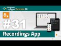 31 myapps tutoriel  recordings app 13r3 14r1  fr