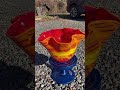 Finished Floppy Bowl #shorts #glass #glassblowing #glassblower #art #artist