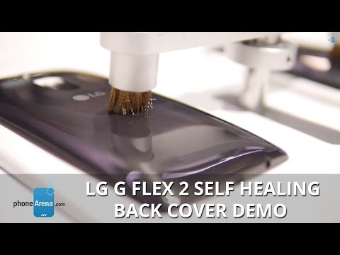 LG G Flex 2 Self Healing Back Cover Demo