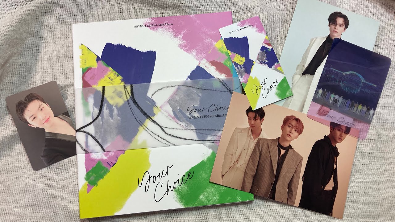 SEVENTEEN mini 8 album 'Your Choice' unboxing #seventeen #unboxing