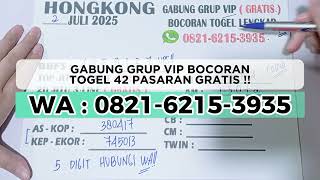 PREDIKSI HK 2 JULI 2025 | BOCORAN HK | HK MALAM INI PREDIKSI